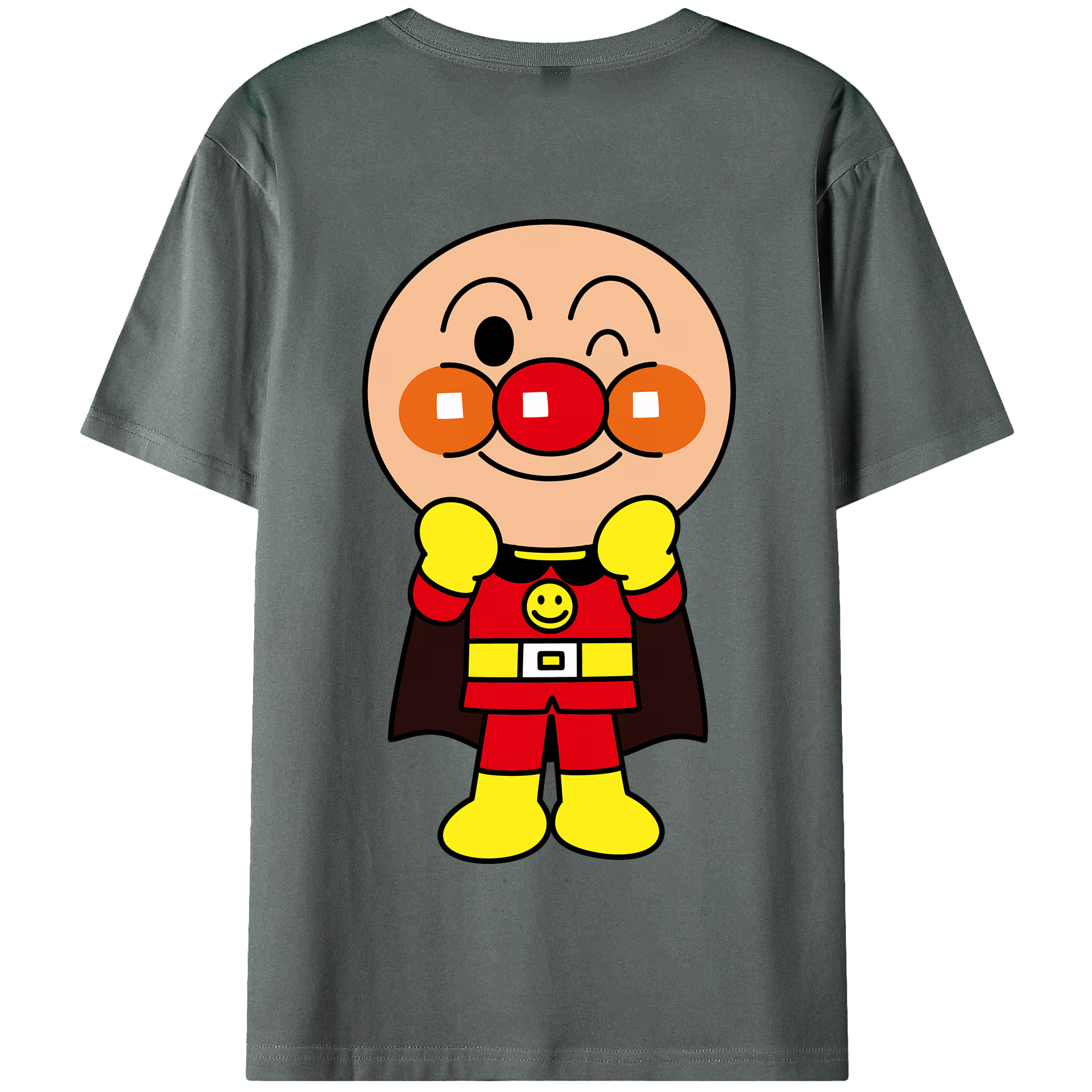 （画像用） アンパンマン Anpanman 綿100％半袖Tシャツ（背面プリント）